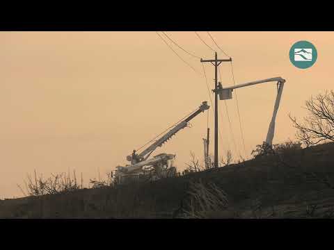 Protecting Wooden Poles from Wildfire