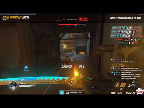 Overwatch The Most Dominant Genji Gameplay By Fastest Genji God Necros