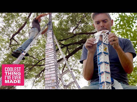 Giant Outdoor Card Stacking - The Ultimate Challenge!
