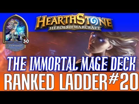 RANKED LADDER - THE IMMORTAL MAGE DECK #20 (HEARTHSTONE 1080P)