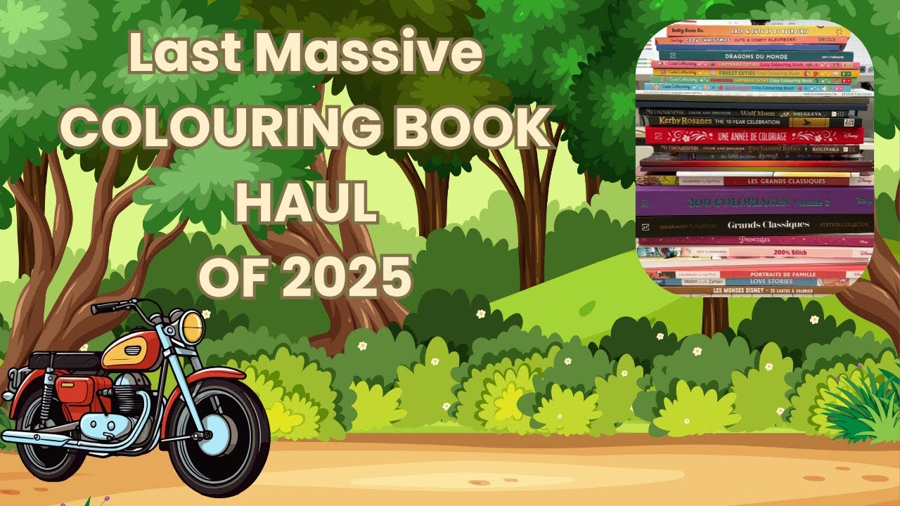 Last Massive Colouring Book Haul of 2025, lots of fun and stunning books to share 💕📚