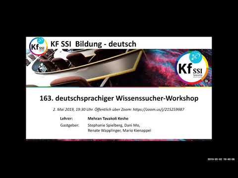 2019 05 02 PM Public Teachings in German - Öffentliche Schulungen in Deutsch