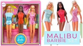✅ Set MALIBU Barbie, Christie, PJ Repro 2️⃣0️⃣2️⃣1️⃣ -1971 🆕 👗 Barbie Signature❤️50th anniversary