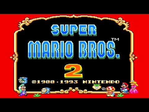 Super Mario Bros 2 - Full Game Walkthrough (SNES)