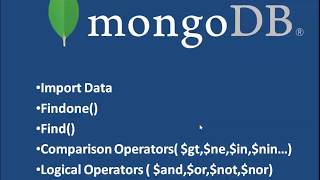 Find Methods, Operators, And Filters In MongoDB