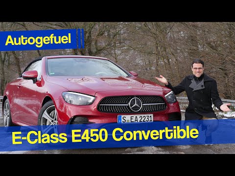 2021 Mercedes E-Class Convertible - the most comfortable Cabriolet? Facelift REVIEW E450