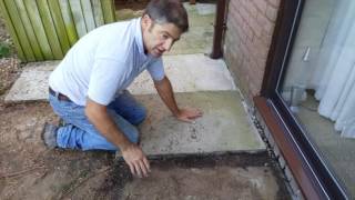 Removing The Old Patio