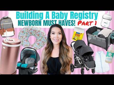 CREATE A BABY REGISTRY WITH ME (PT 1) | NEWBORN MUST...