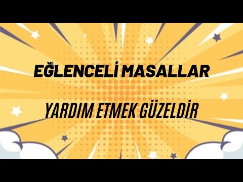 YARDIM ETMEK GÜZELDİR 🦝 | EĞLENCELİ MASALLAR MASAL VİDEOSU | SESLİ KİTAP