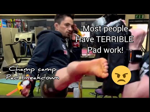 CHAMPIONSHIP fight camp pad work (why you probably hit pads wrong)
