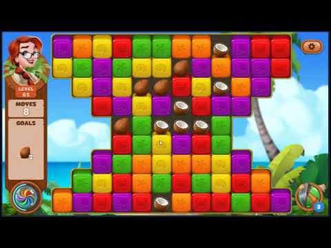 Lost Island Blast Adventure Level 61 - NO BOOSTERS 🏝️ | SKILLGAMING ✔️