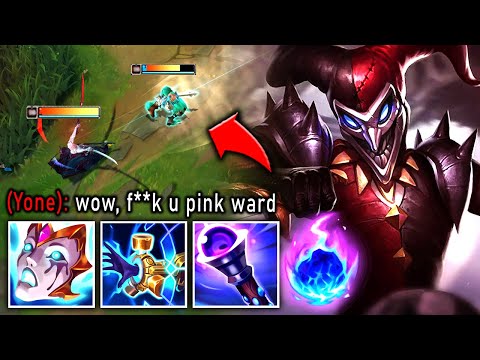 MAKING A YONE PLAYER HATE HIS LIFE!! - Pink Ward Shaco Top