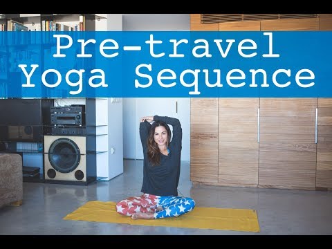 Pre-Travel Yoga Class: 13 Minutes