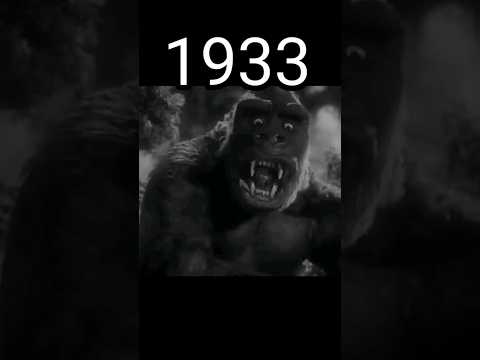 90 years Evolution of King Kong #evolution #kingkong #kingkongevolution