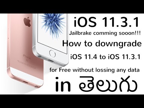 iOS 11.3.1 Jailbreak COMING SOON! + How To Downgrade from iOS 11.4! (iPhone, iPad, iPod) in Telugu.