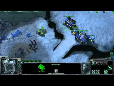 Heart of the Swarm Beta   Terran vs Zerg #1 Gameplay