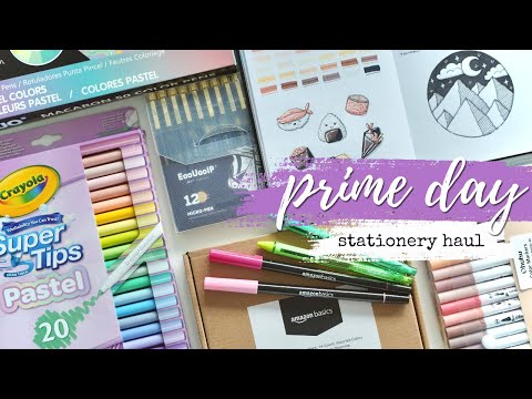 BuJo Amazon Haul - Prime Day Ausbeute für Bullet Journaling - Ohuhu EooUooIP Crayola Amazon Basics
