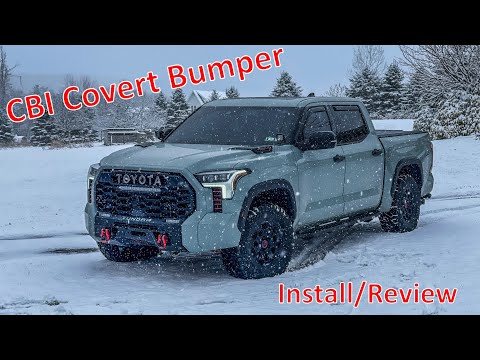 CBI Covert Bumper, Install/Review on 2022 Toyota Tundra TRD Pro...Paired with Gear America Shackles!