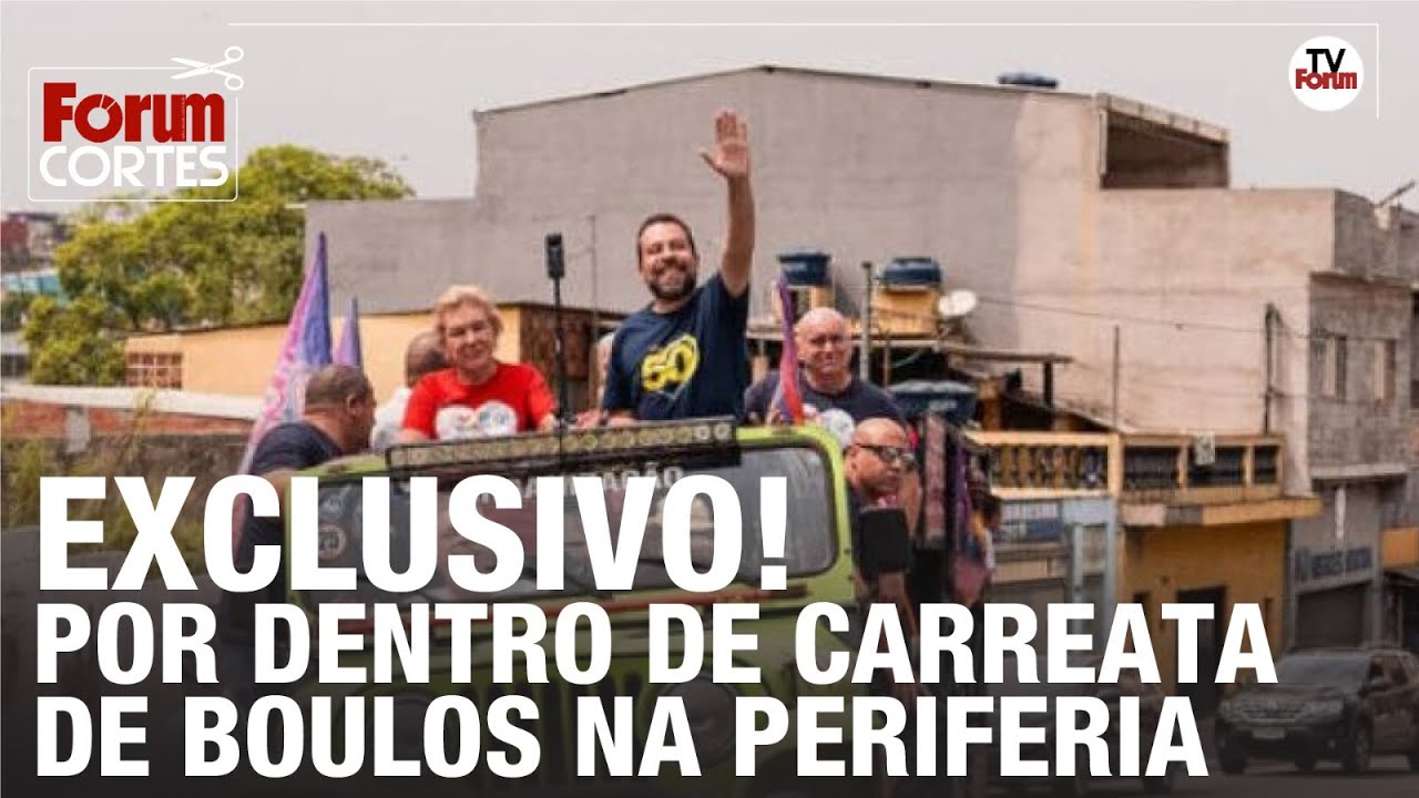 Exclusivo! Azenha acompanha carreata de Boulos e Marta