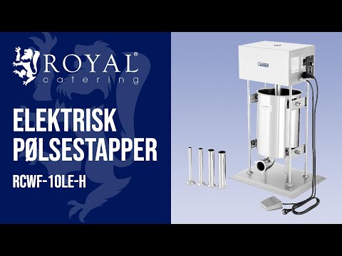 video - Elektrisk Pølsestapper– 10 liter 