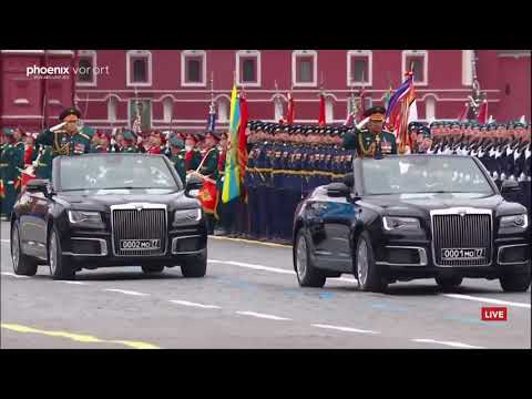 Militärparade zum 76  Jahrestag des Sieges über Hitler Deutschland 2021 MOSKAU