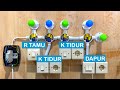 INSTALASI LISTRIK RUMAH 2 KABEL R TAMU KAMAR TIDUR DAPUR