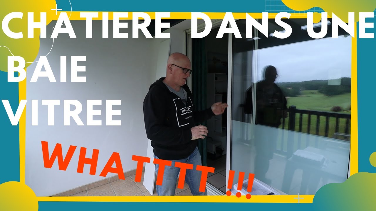comment intégrer une chatière dans une baie vitrée