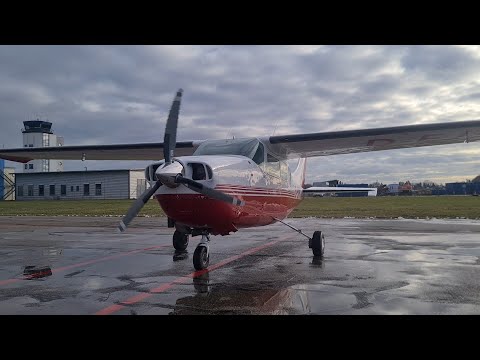 CLOSE Cessna T210J Turbo Centurion | Start Up | Details | Taxiing | Take Off