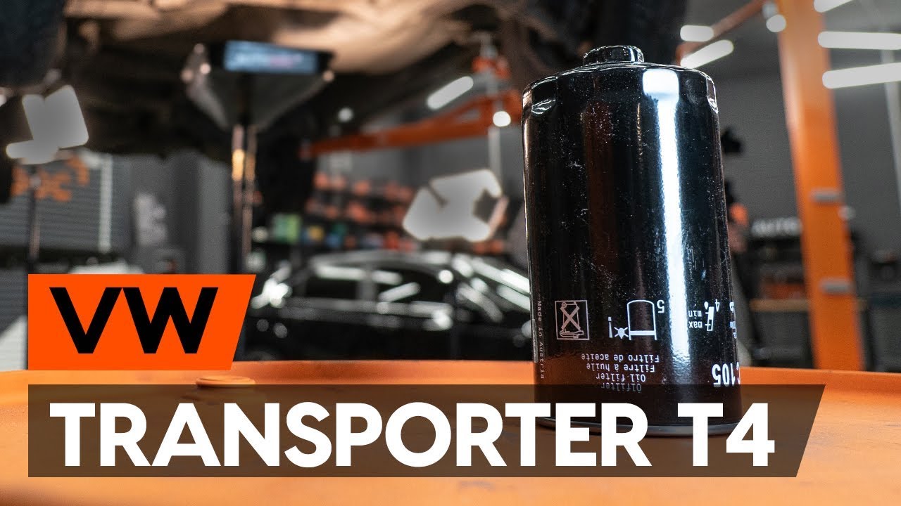 Kuidas vahetada VW Transporter T4 mootoriõli ja filtrit – õpetus