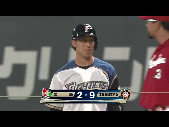 5回裏 ファイターズ・市川 この日3本目のヒットは打点つき!!  2014/6/3 F-C