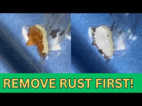 How to Fix Paint Chips the RIGHT Way (Remove Rust First!)