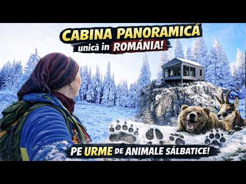 Alone in the Hasmas Mountains - On the trail of wild animals - The only Panoramic Cabin in Romania