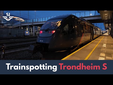 4K | Norway Trainspotting | Tog ved Trondheim S | Trains at Trondheim S | SJ Nord | 03.11.25