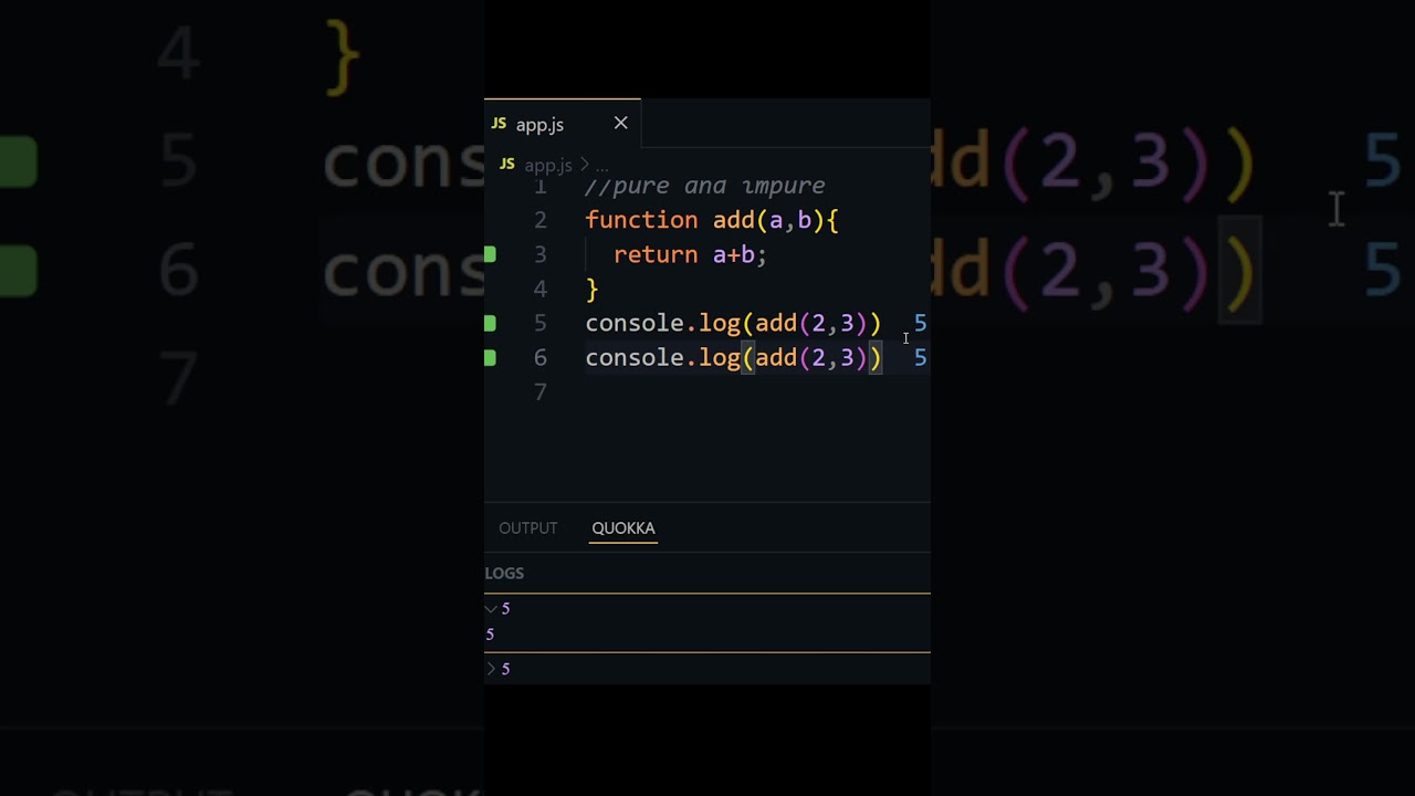 Why 95% of JavaScript Functions Are WRONG! 😤 (Pure Function Secret) #coding #javascript