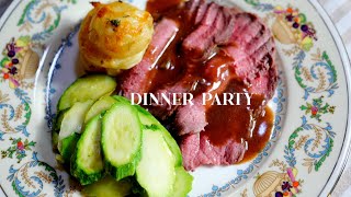 CLASSIC DINNER PARTY: Roast Beef, Dauphinoise Potatoes, Ricotta Cakes w Lemon Curd at Home in Italy