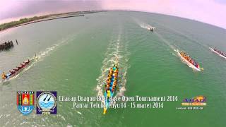 preview picture of video 'Cilacap Dragon Boat 2014 (AERIAL VERSION)'