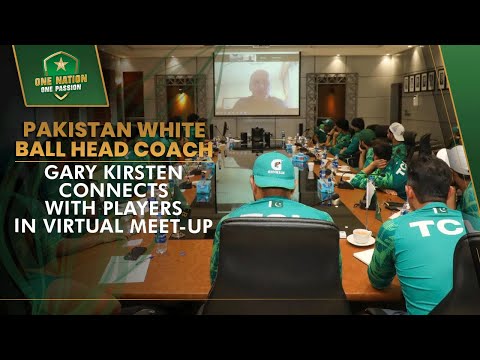 Pakistan White-Ball Head Coach Gary Kirsten Connects with Players in Virtual Meet-up | PCB | MA2A