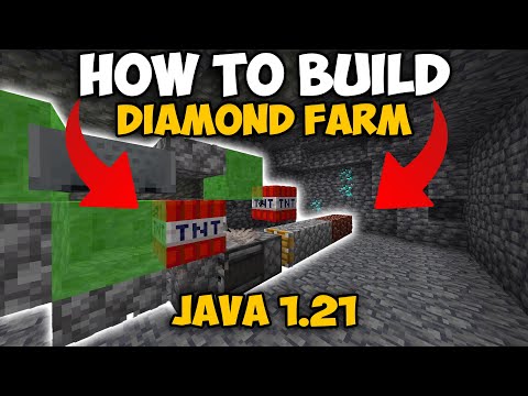 How to Make a Diamond Farm in Minecraft 1.21 | Diamond Tunnel Bore (2024)