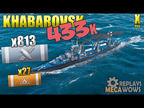 Epic Khabarovsk +400K Damage on Sleeping Giant Map | World of Warships