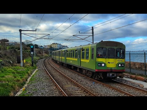 Irish Rail 8300 Class Dart Train 8314 - Salthill and Monkstown Station, Dublin.
