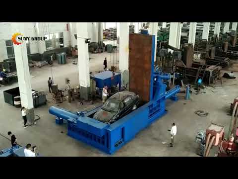 Car Baler | Scrap Metal Baling Machine