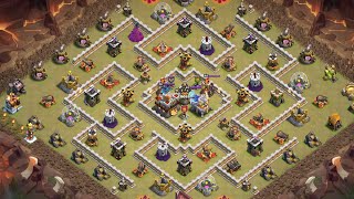【クラクラ】ぴーちさんの天災ドラゴンラッシュ TH11全壊