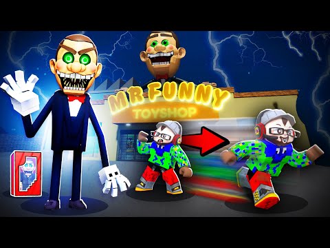 Escape Mr. Funny's Toy Shop in ROBLOX!  a Huggy Wuggy Goosebumps Ripoff but it's AMAZING!! (FGTeeV)