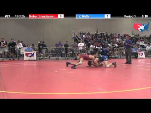 FILAJRFS: 70 KG / 154.25 lbs: Robert Henderson (NCRTC) vs. Eric Nutter (Pittsburgh WC)