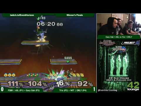 Construct 70 - WIT ORLY + Trix VS FSBR | ASL + Gary Oak - Melee Doubles WF