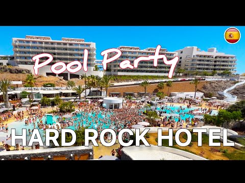 💦 Lagoon Party Review | Hard Rock Hotel Tenerife 4K 🎶