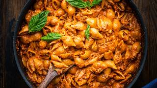 One-Pot Creamy Beef and Shells - Easy Back To School Meal