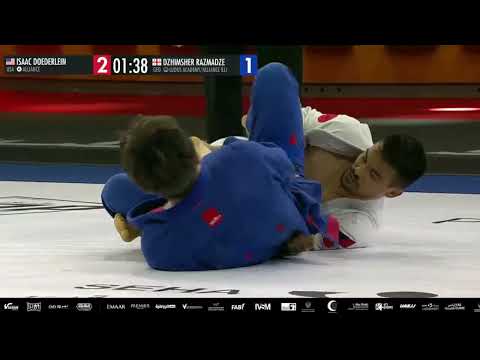 LEONARDO SAGGIORO vs ISAAC DERDELEIN  ABU  DHABI GRAND SLAM JIU JITSU 2022