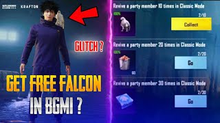 Free Falcon in bgmi 😍 How to get Free Falcon Companion in Bgmi 😱 Bgmi me Free me Falcon Kaise Le