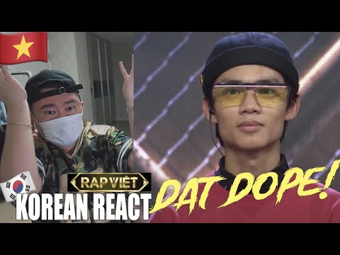 🇻🇳🇰🇷🔥[EXCLUSIVE!]Korean Hiphop Junkie react to Đạt Dope [Rap Việt] (VNM/ENG SUB)